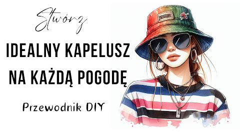 Jak Stworzyć Własny  Wykrój na Kapelusz Bucket Hat - Prosty Przewodnik DIY