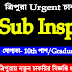 Sub Inspector (SI) পোস্টে নিয়োগ | Vacancy- 116 Post | 10th/12th/Graduate