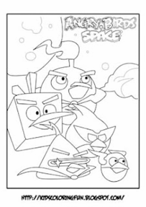 Angry Birds Space Coloring Pages >> Disney Coloring Pages