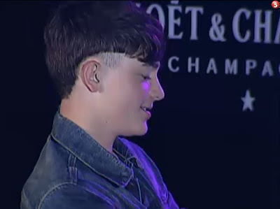 Greyson Chance performing his new song "Football" in Manila