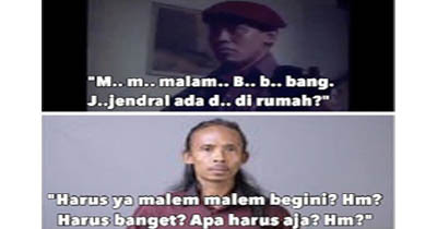 10 Meme 'Scene Film G30S/PKI' ala Generasi Milenial, Begini Deh Jadinya