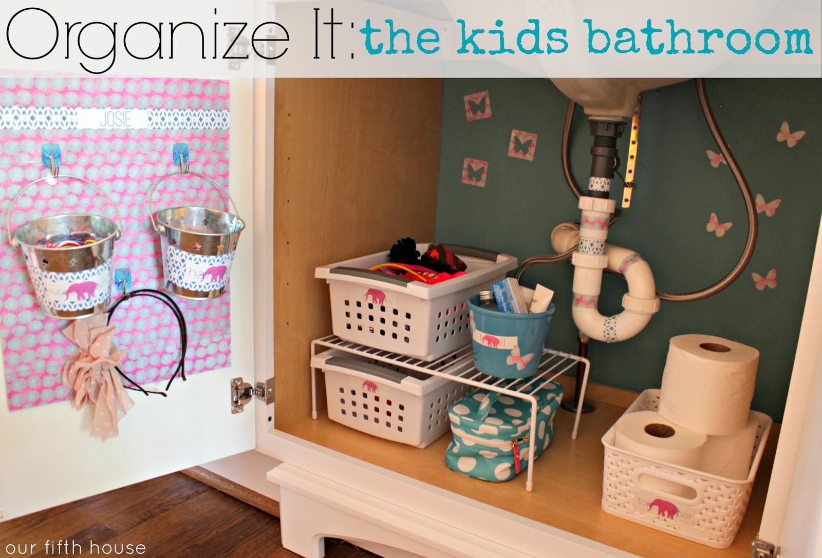 Our Fifth House: Organize It: The Kids Bathroom