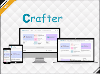 Crafter Blogger template