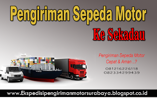 EKSPEDISI PENGIRIMAN MOTOR SURABAYA SEKADAU