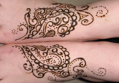 tutorial henna kaki