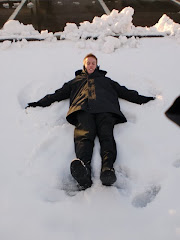 Elder Larsen's snow angel