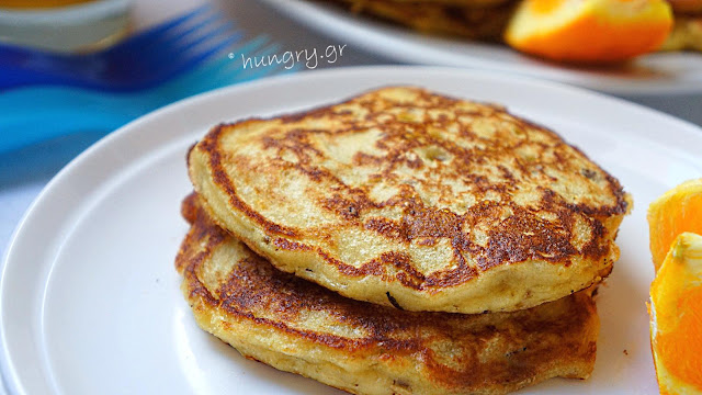 Orange Oatmeal Pancakes