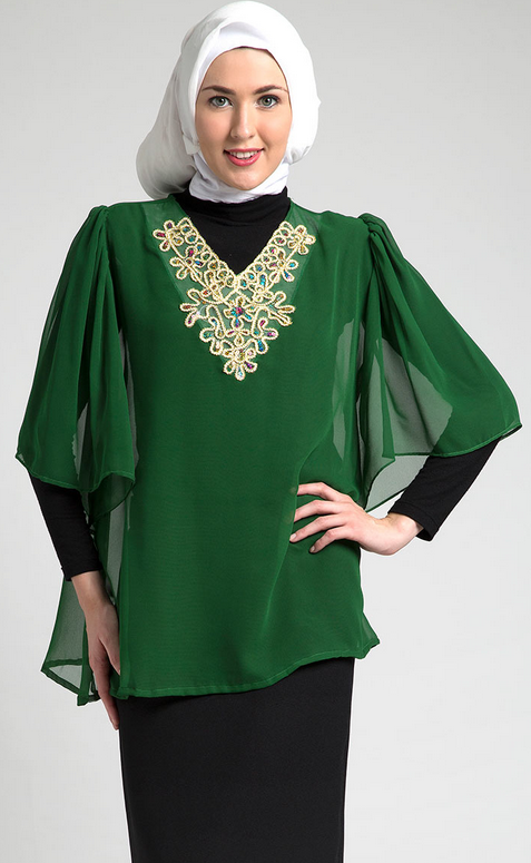  Contoh ekspresi dominan model baju muslim kaftan muslimah modis dari harga murah hingga dengan terma Info 50 Model Baju Muslim Kaftan Terbaru 2019