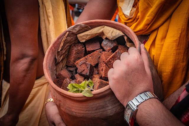 Delicous Poda pitha for Lord Jagannath