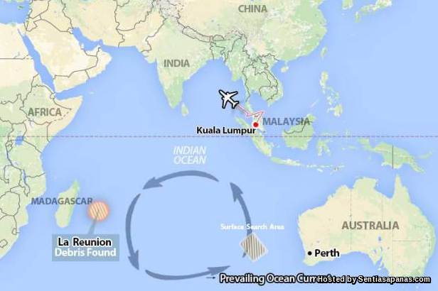 Lokasi+Penemuan+MH370