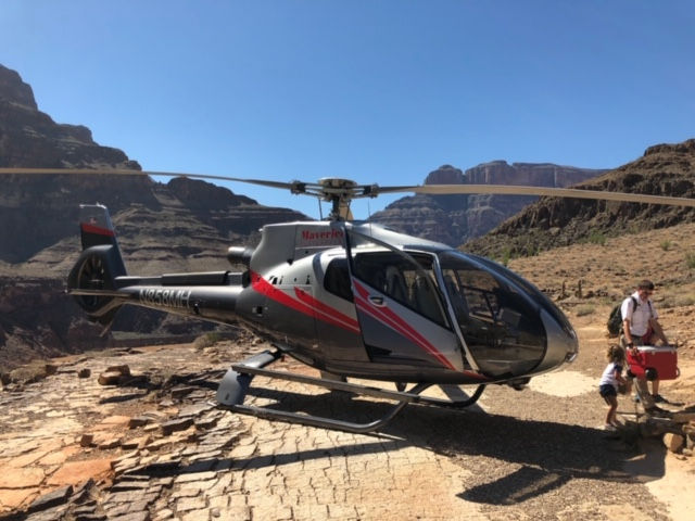 Helikopter im Grand Canyon National Park (C) Kundenfoto