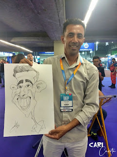 Caricaturista em Recife EXPOISP 2023