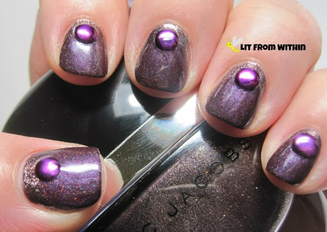 Gothic Gala Lacquers Vallis Te'nebris, a vampy purple holo