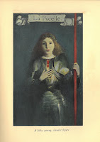 Saint Joan of Arc as La Pucelle in full armor