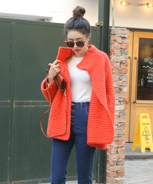 Open Knit Coat