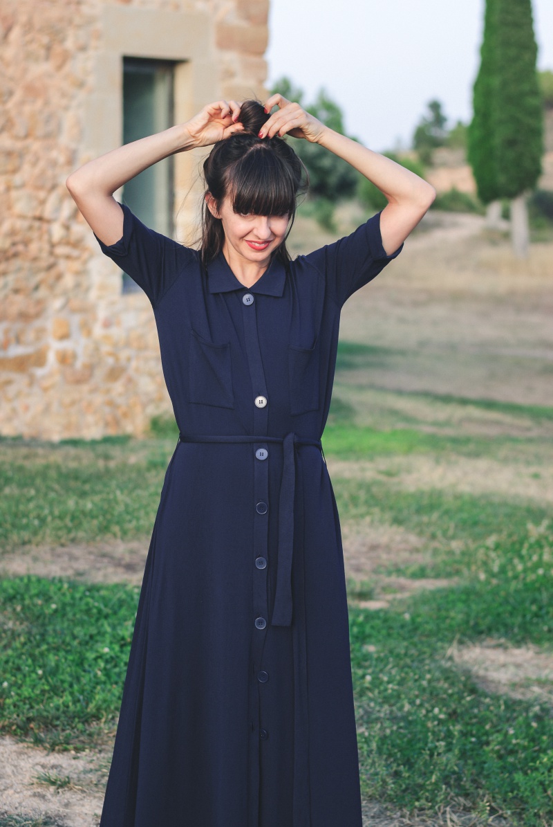 Blue Zara Knit dress