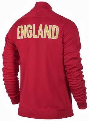 Jaket Grade Ori Nike England Red 2013/2014