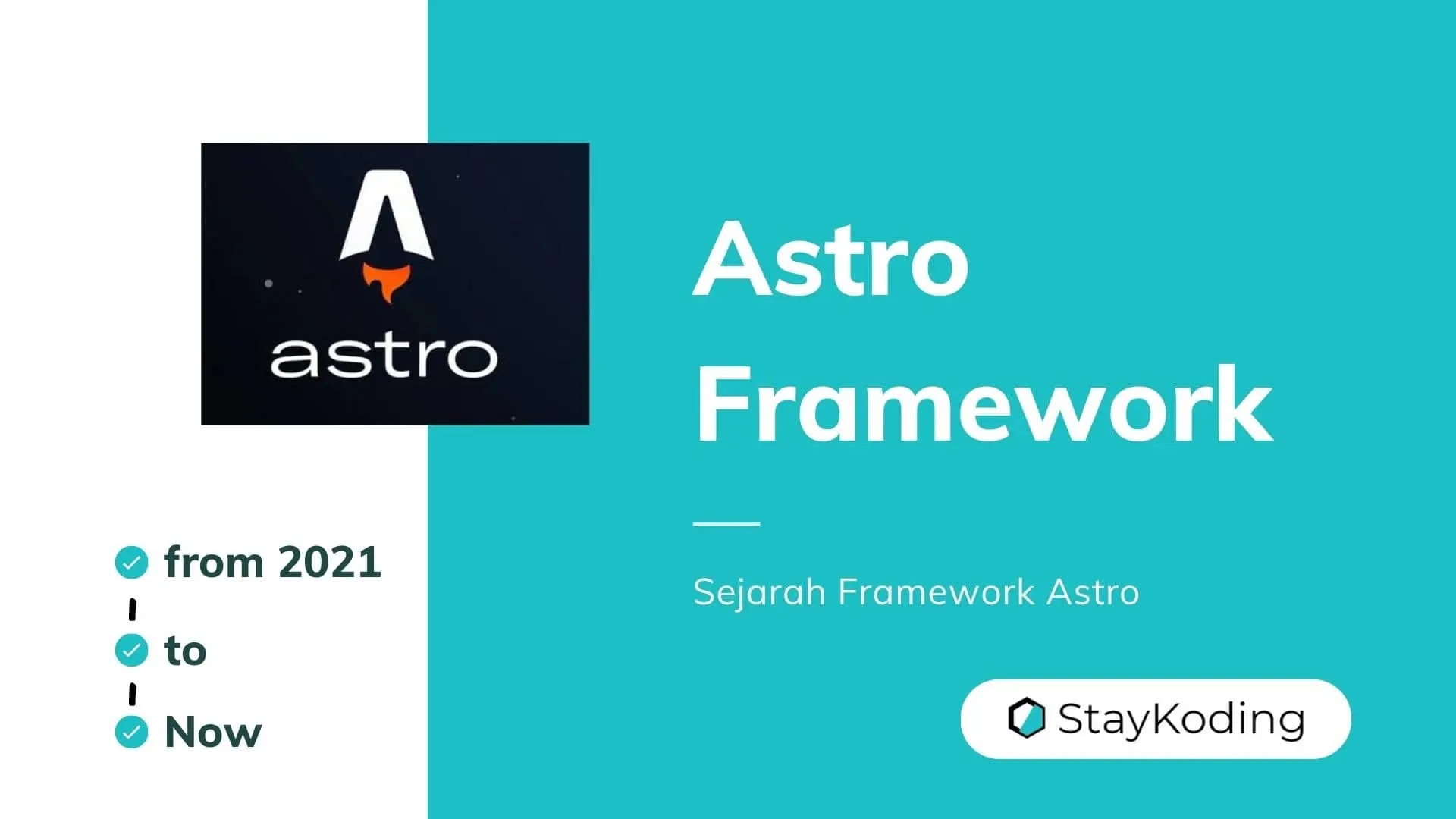 Mari mengetahui sejarah framework astro js, yang sekarang mulai banyak digunakan oleh para developer dalam merancang situs web modern sekarang ini.