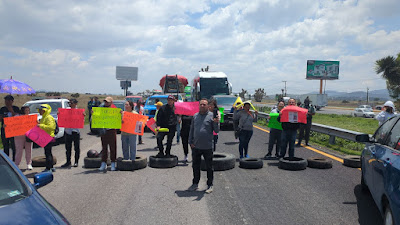 Bloquean la México–Pachuca para exigir búsqueda de Abril Farías, menor desaparecida