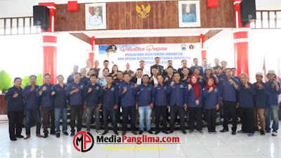 Pengurus PWI Dan IKWI Lampung Selatan 2023-2026 Resmi Dilantik