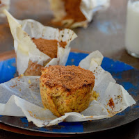  Muffins de laranja e polenta