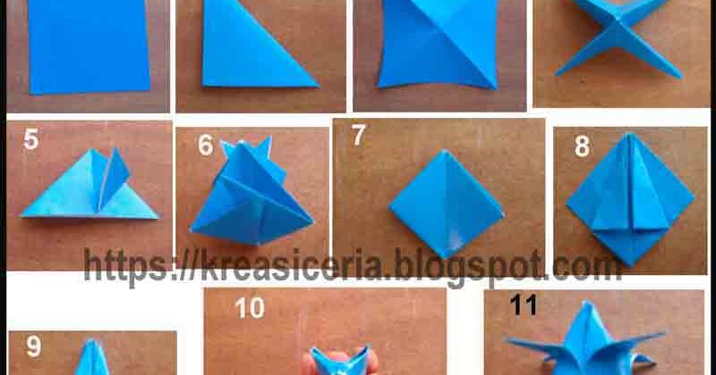 Gambar Bunga  Dari  Kertas Origami Gambar Kelabu