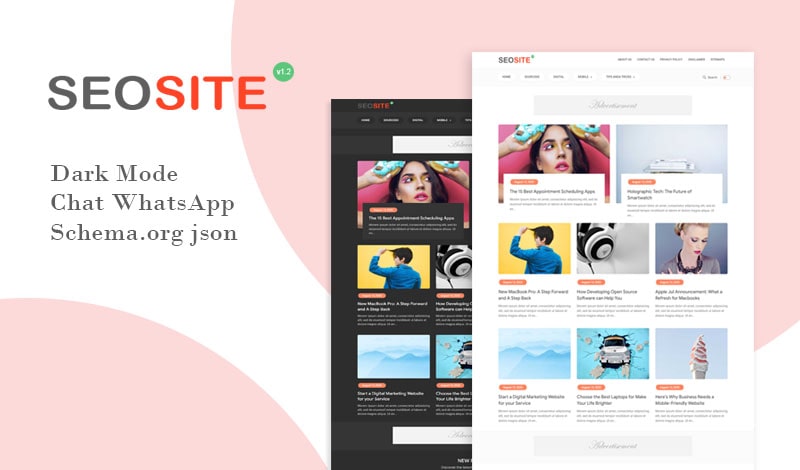 Seosite Responsive Blogger Template