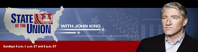 John King CNN State of the Union Banner February 15, 2009