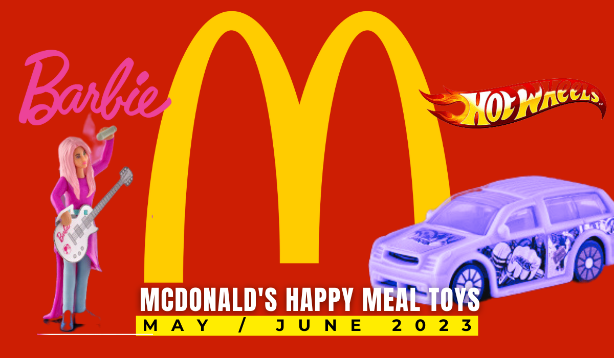 Mcdonald's Happy Meal Toys May and June 2023 : Barbie and Hotwheels