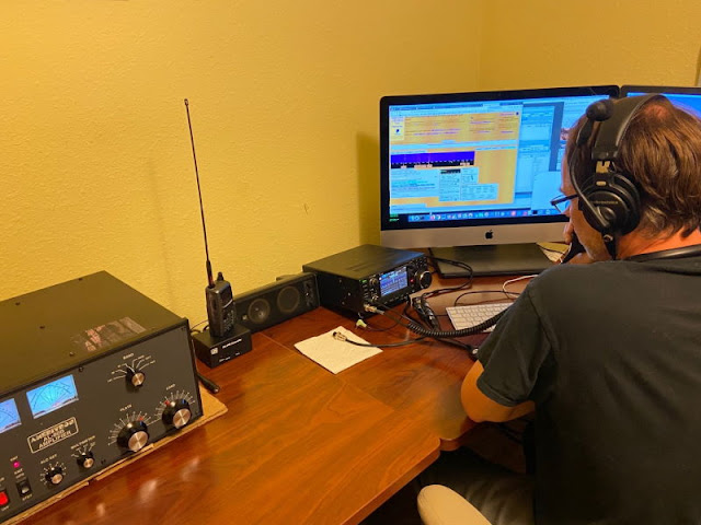 K1LH QSO with AB6A 40m SSB