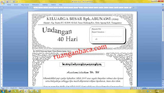   undangan tahlil word, contoh undangan tahlil 100 hari lengkap, download undangan tahlil 1 lembar isi 2, desain undangan tahlil, contoh undangan tahlil 40 hari orang meninggal, contoh undangan tahlil 40 hari ms word, contoh undangan 40 hari wafat, edit undangan tahlil, cara membuat undangan tahlil dengan microsoft word 2007