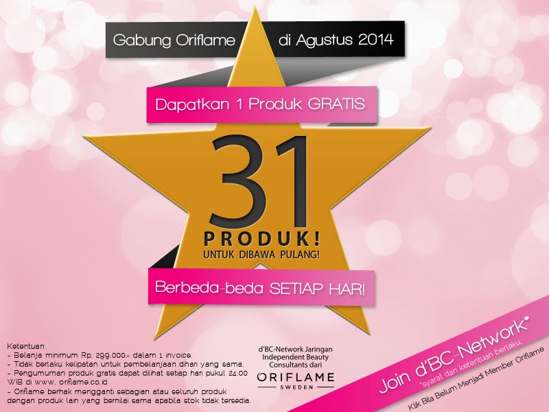 http://www.dbc-network.biz/2014/08/promo-oriflame-agustus-2014-dapatkan-produk-gratis-setiap-hari.html