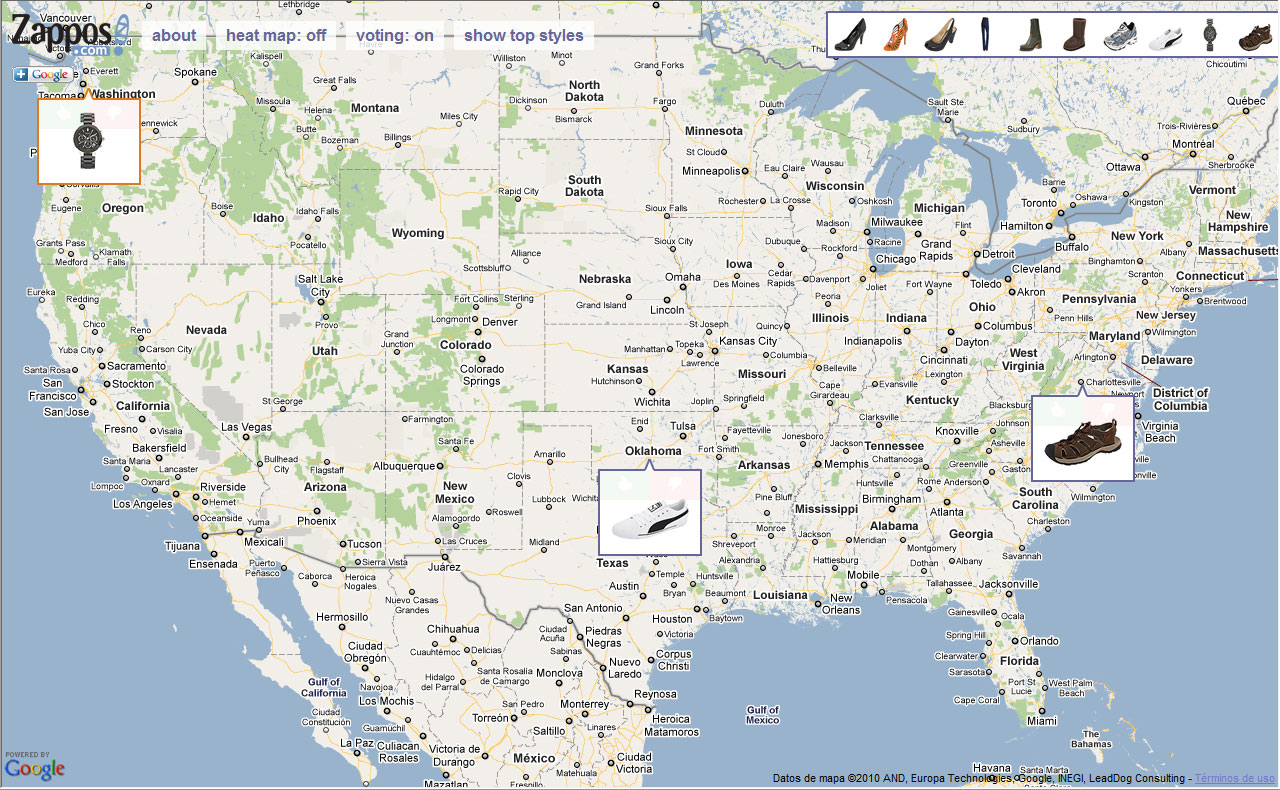 tendencias cual es el stock http  zappos com map