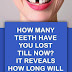 How Many Teeth Have You Lost So Far? It Tells You How Long You Will Live