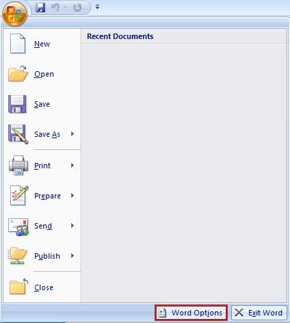 Beberapa hal yang perlu disetting setelah Install Microsoft Office 2007