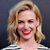 January Jones Medium Wavy Cut Hairstyle