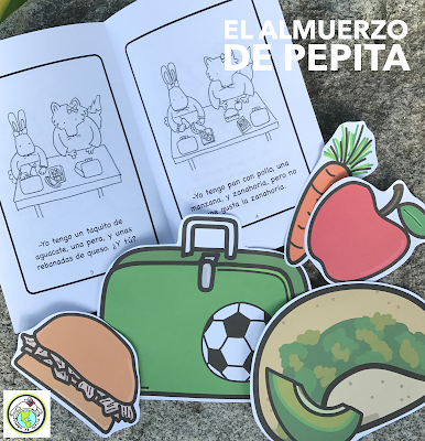 School Lunch Activity Pack in Spanish for Kids