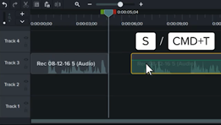 Edit Klip Audio camtasia