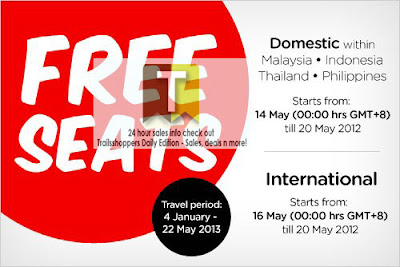 AirAsia FREE Seats 2012