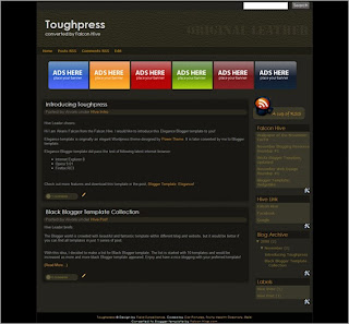 Toughpress Blogger Template