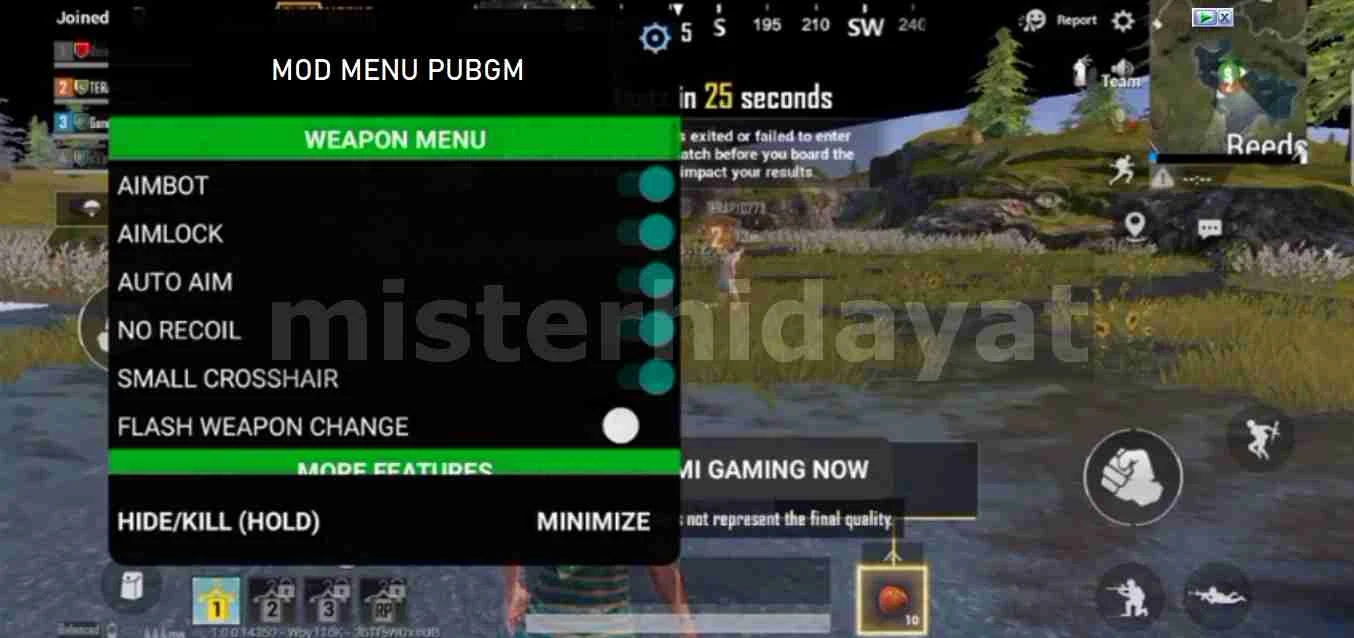 Mod Menu Pubg Mobile KR Anti Ban H4ck Mod Gratis