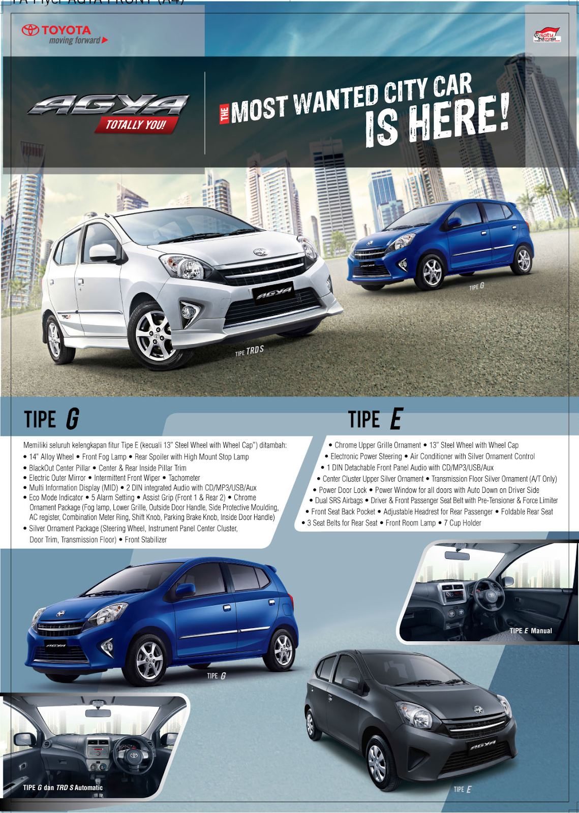 BROSUR AGYA 2016 HARGA TOYOTA AUTO 2000 MEDAN 2017