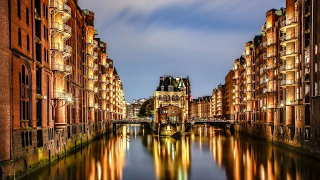 Hamburgo Cidade das Pontes na Alemanha