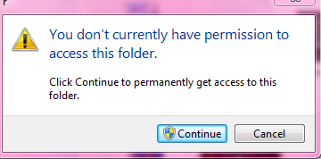 Cara Membuka Folder Yang Tidak Bisa di Buka Atau Terkunci Cara Membuka Folder atau file Yang Tidak Bisa di Buka Atau Terkunci { Access Denied }