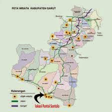  yaitu objek wisata yang berlokasi di Kabupaten Garut Jawa Barat Pantai Santolo di Garut Jawa Barat, Obyek Wisata yang Indah