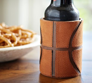 Basketball Leather Koozie