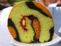 Orange Cotton Roll Cake - http://resep-masakan-sehat.blogspot.com/