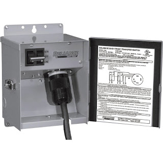 Reliance Generator Transfer Switch - Single Circuit, 7500 Watt Generator Transfer 