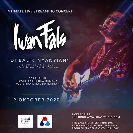 Konser Virtual Iwan Fals 9 Oktober 2020