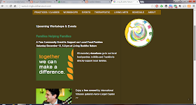 screen grab of Living Buddha Nature webpage